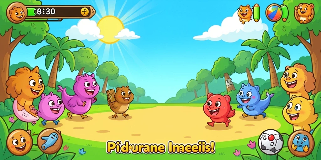 Screenshot gameplay yang menunjukkan aksi seru di dalam game.