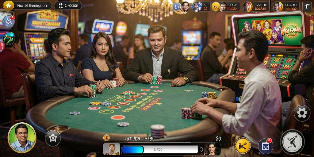 Tampilkan aksi seru dalam gameplay PISANG123.