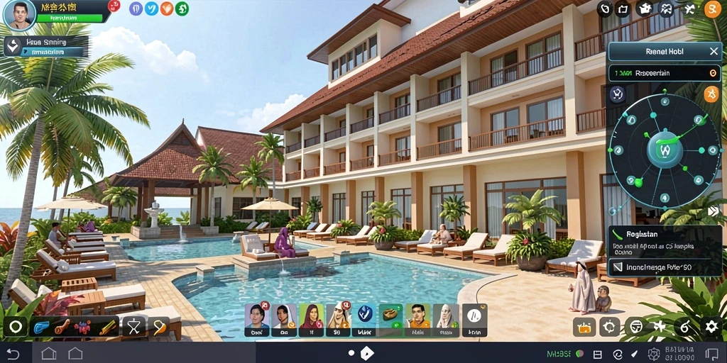 Tangkapan layar yang memperlihatkan mode multiplayer yang aktif.