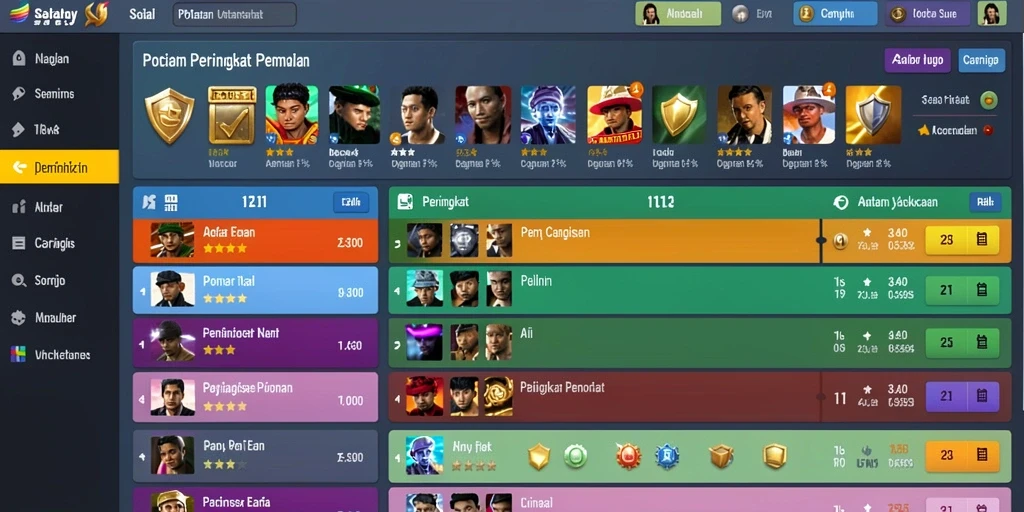 Berbagai mode permainan yang seru dan menantang.